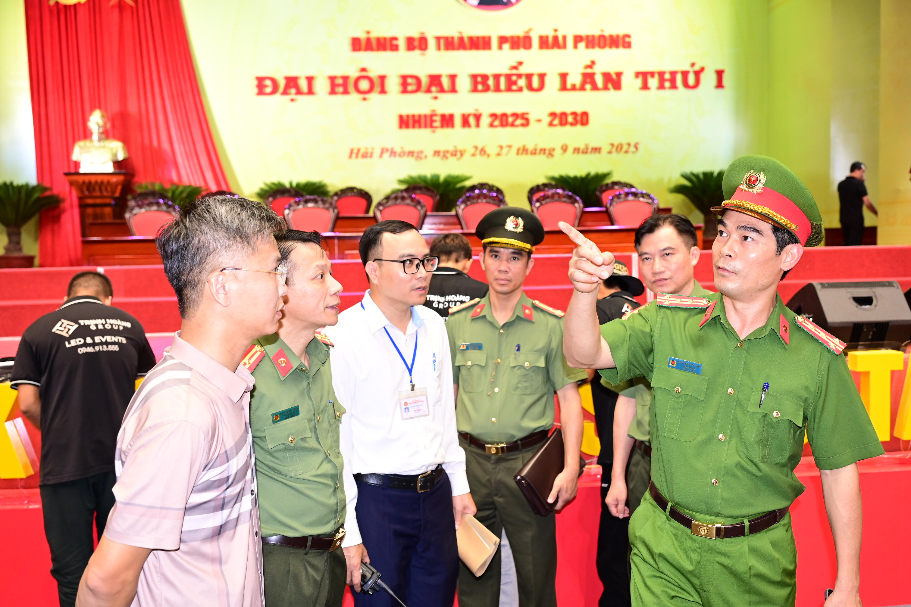 Lãnh đạo CATP kiểm tra thực địa công tác bảo đảm ANTT Đại hội đại biểu Đảng bộ thành phố lần thứ I, nhiệm kỳ 2025 – 2030